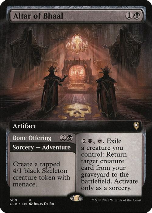 Altar of Bhaal // Bone Offering | Commander Legends: Battle for Baldur's Gate #569