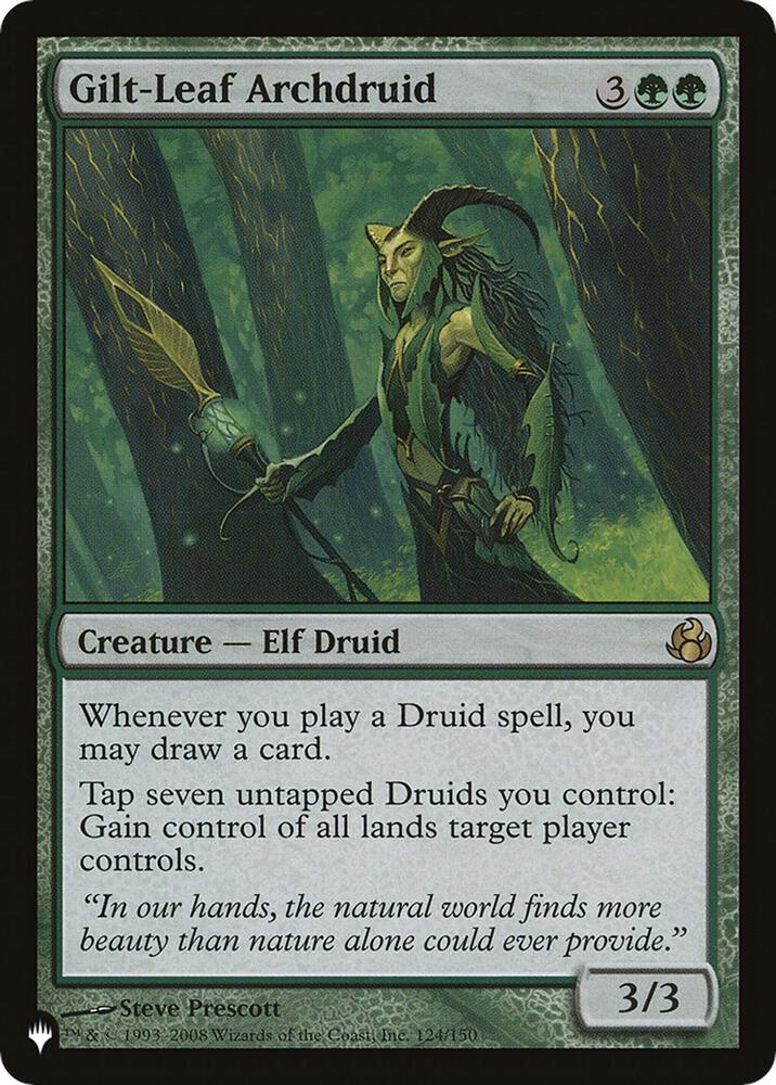 Gilt-Leaf Archdruid | The List Reprints #124/150