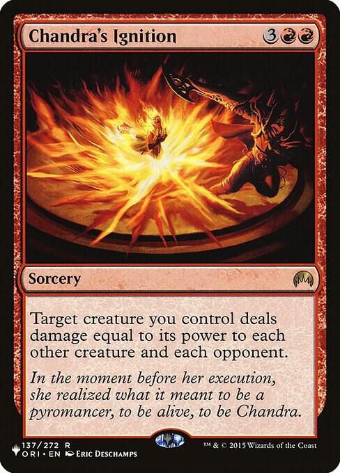 Chandra's Ignition | The List Reprints #137