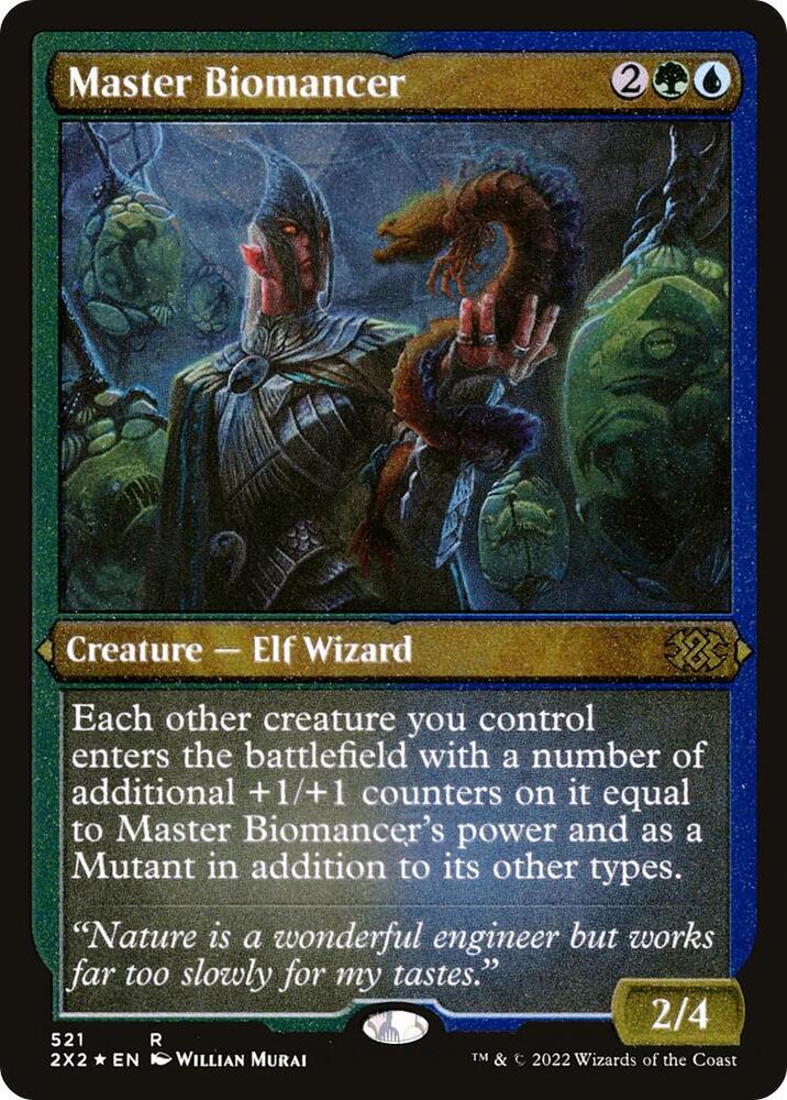 Master Biomancer (Foil Etched) | Double Masters 2022 #521