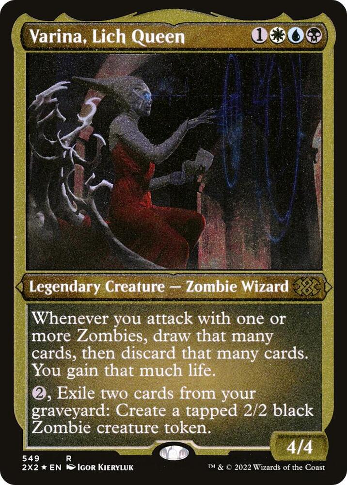 Varina, Lich Queen (Foil Etched) | Double Masters 2022 #549