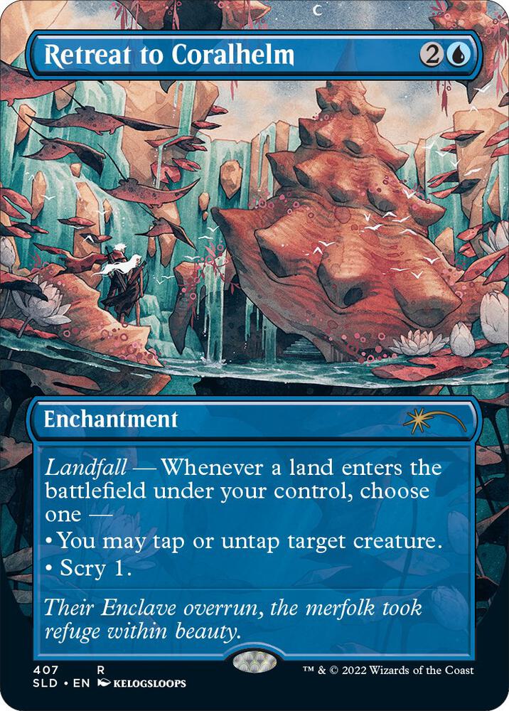 Retreat to Coralhelm (Borderless) | Secret Lair Drop Series #407