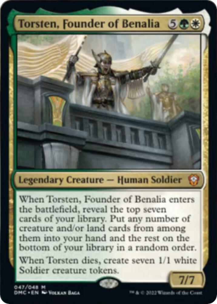 Torsten, Founder of Benalia | Commander: Dominaria United #47