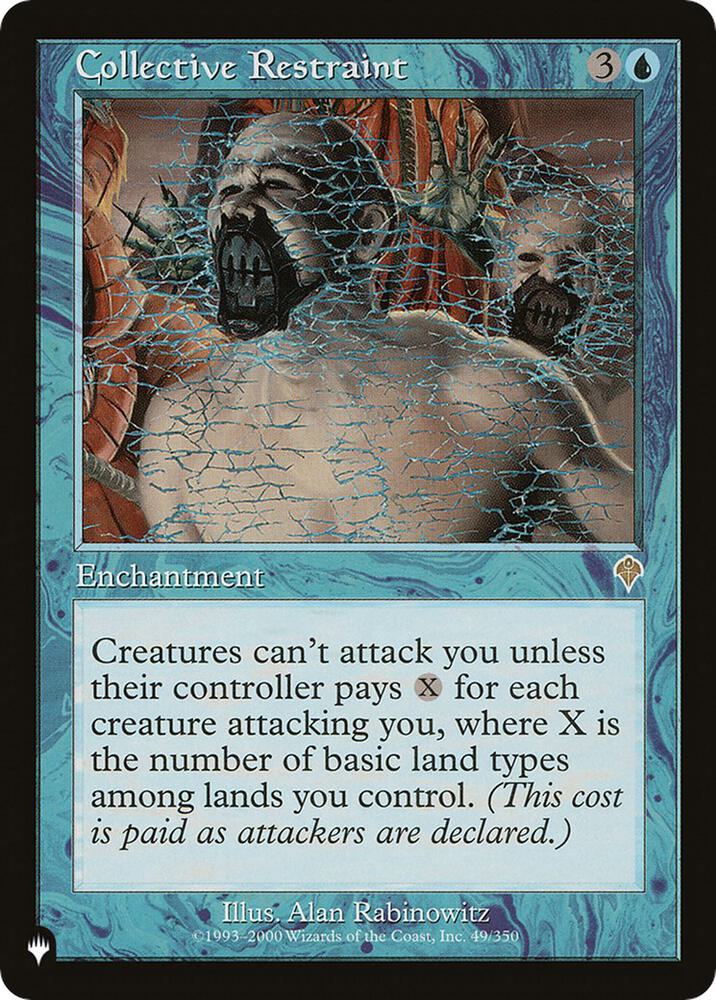 Collective Restraint | The List Reprints #49/350
