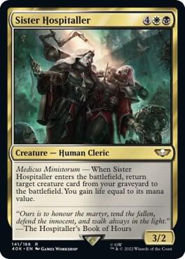 Sister Hospitaller | Universes Beyond: Warhammer 40,000 #141