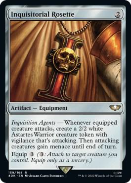 Inquisitorial Rosette (Surge Foil) | Universes Beyond: Warhammer 40,000 #159