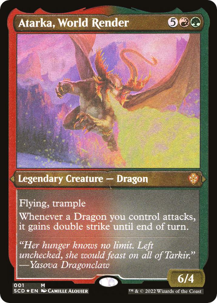 Atarka, World Render (Foil Etched) | Starter Commander Decks #1