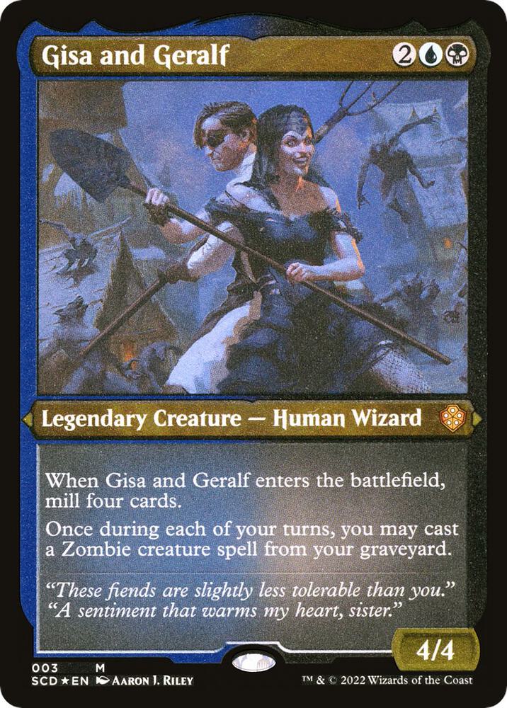 Gisa and Geralf (Foil Etched) | Starter Commander Decks #3