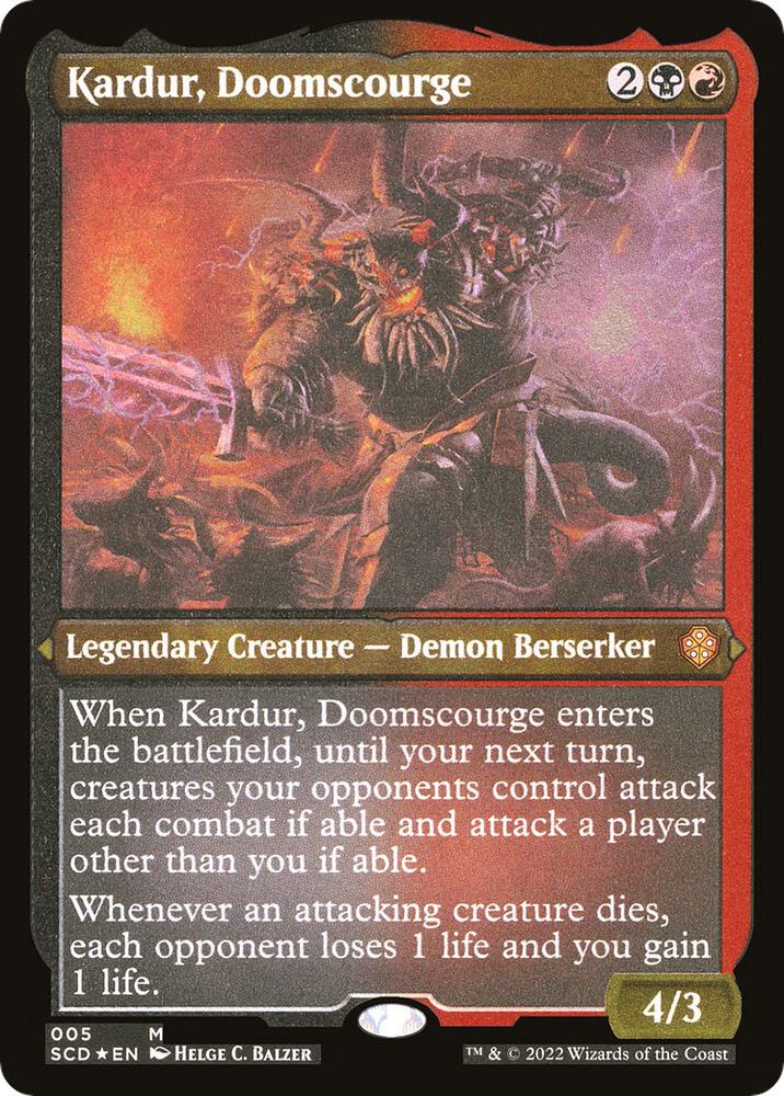 Kardur, Doomscourge (Foil Etched) | Starter Commander Decks #5