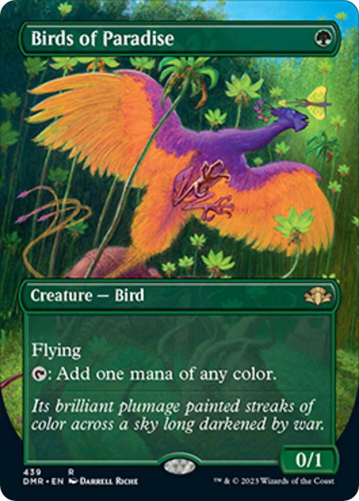 Birds of Paradise (Borderless) | Dominaria Remastered #439