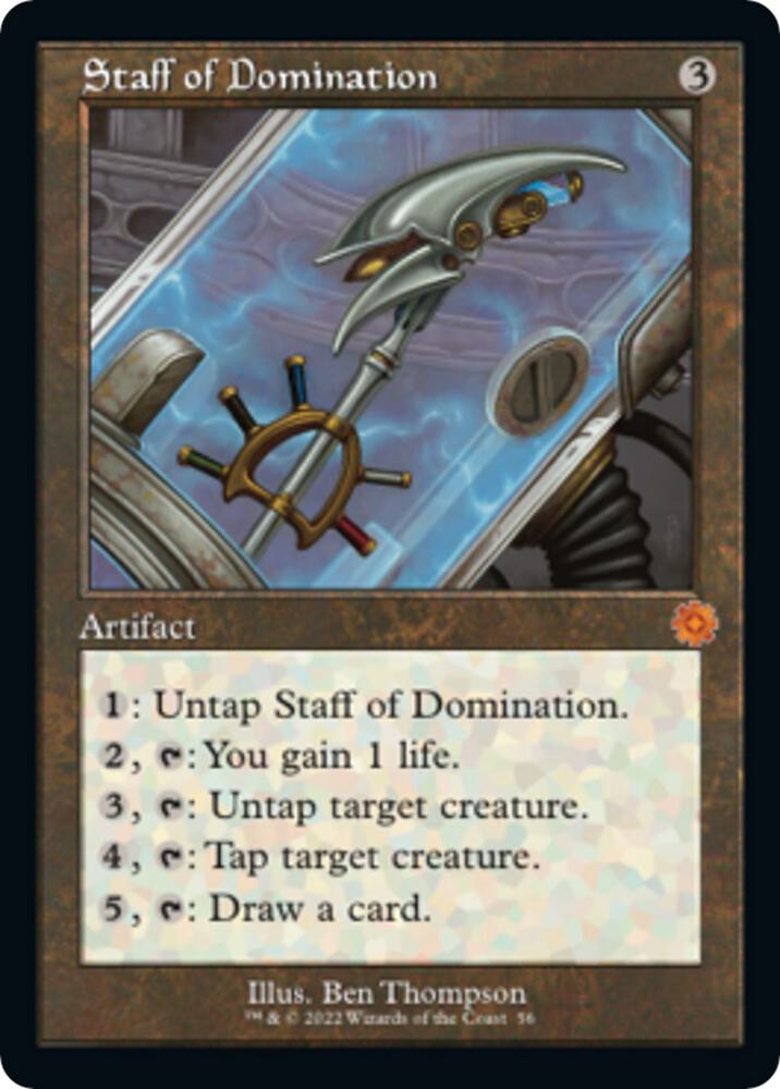 Staff of Domination | The Brothers' War: Retro Frame Artifacts #56