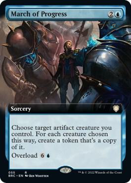 March of Progress (Extended Art) | Commander: The Brothers' War #55