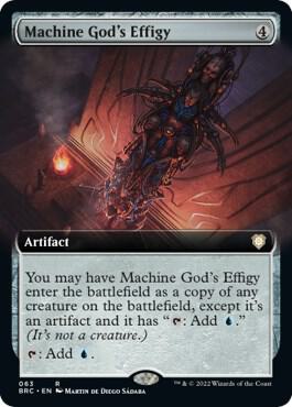 Machine God's Effigy (Extended Art) | Commander: The Brothers' War #63