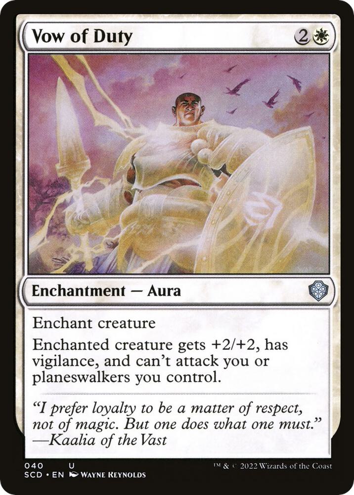 Vow of Duty | Starter Commander Decks #40
