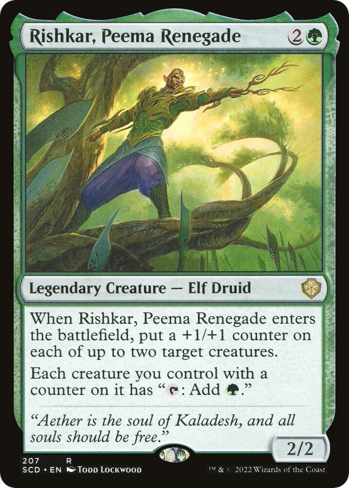 Rishkar, Peema Renegade | Starter Commander Decks #207