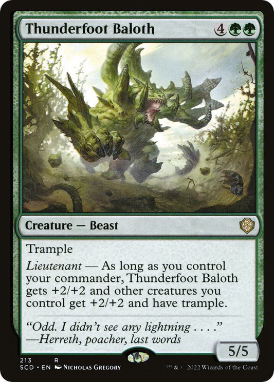 Thunderfoot Baloth | Starter Commander Decks #213