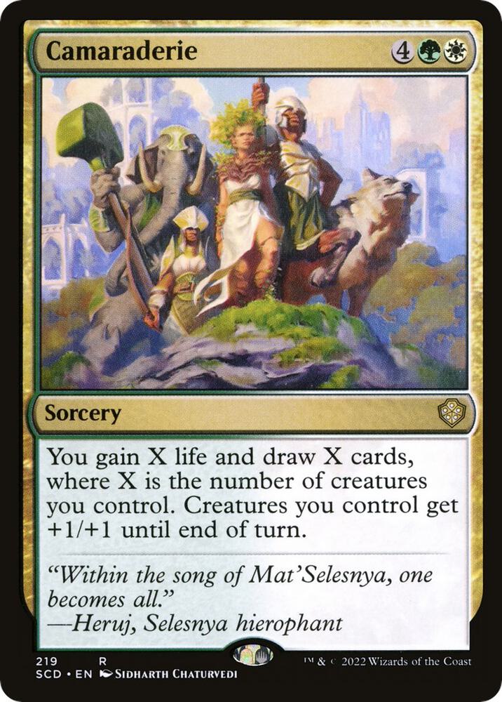 Camaraderie | Starter Commander Decks #219