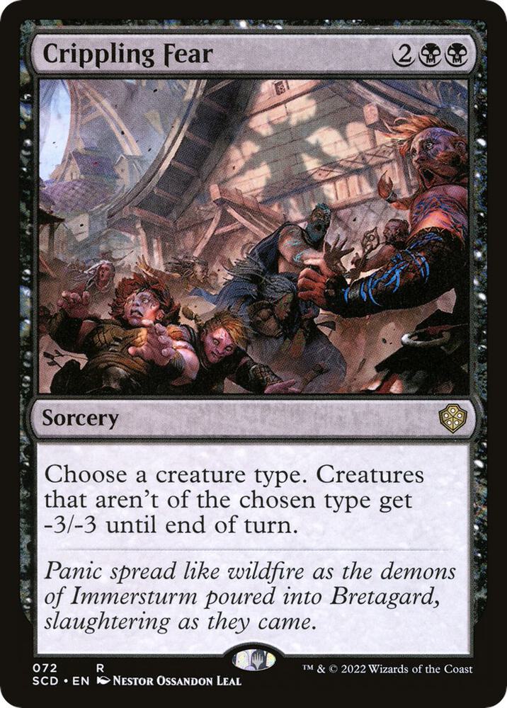 Crippling Fear | Starter Commander Decks #72