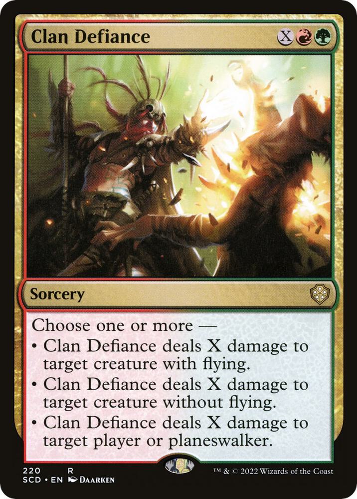 Clan Defiance | Starter Commander Decks #220