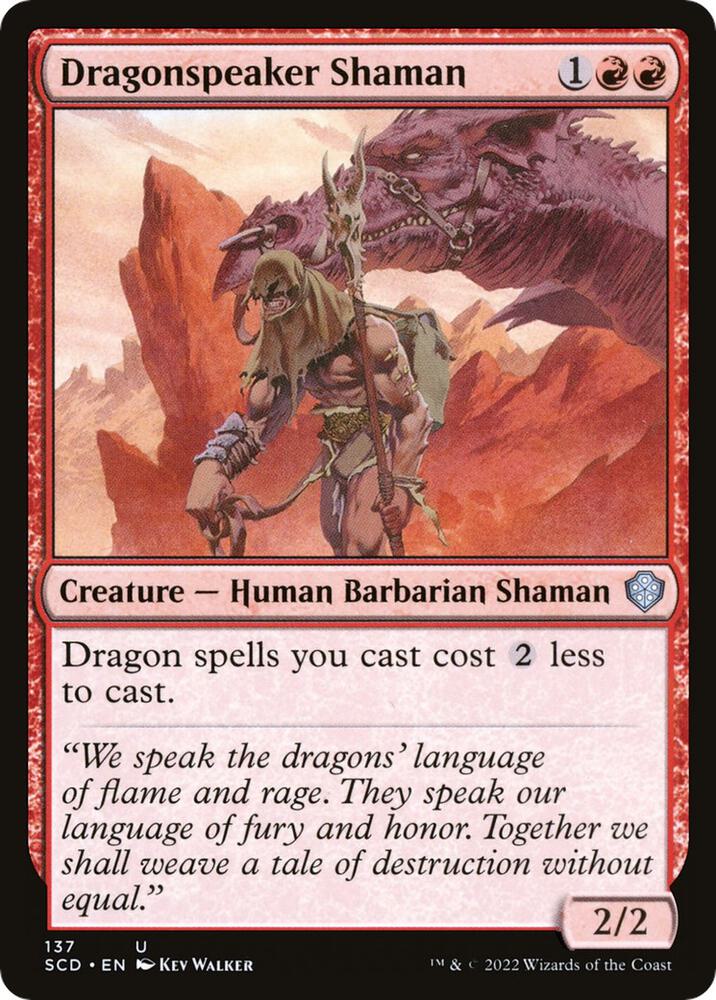 Dragonspeaker Shaman | Starter Commander Decks #137