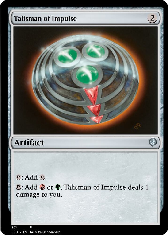 Talisman of Impulse | Starter Commander Decks #281
