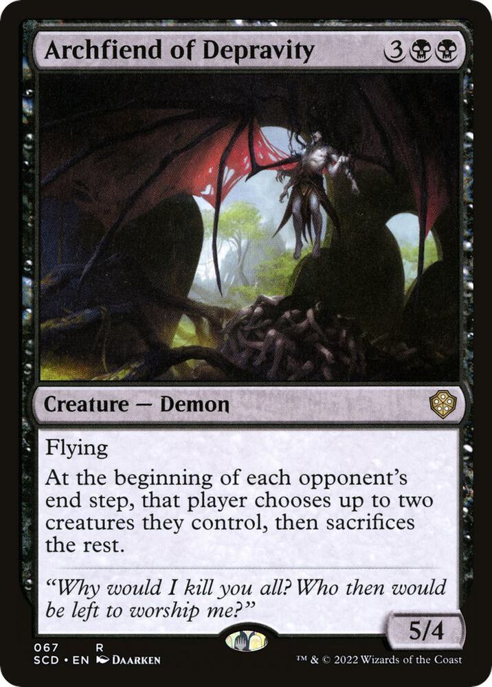 Archfiend of Depravity | Starter Commander Decks #67