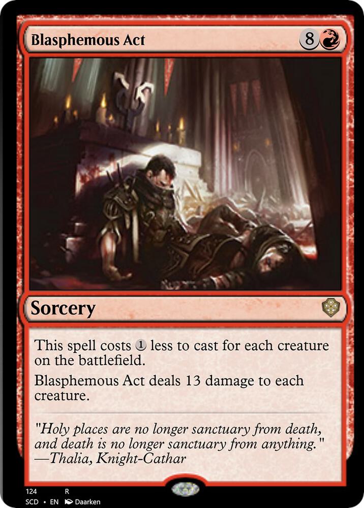 Blasphemous Act | Starter Commander Decks #124
