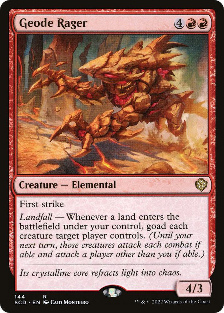 Geode Rager | Starter Commander Decks #144