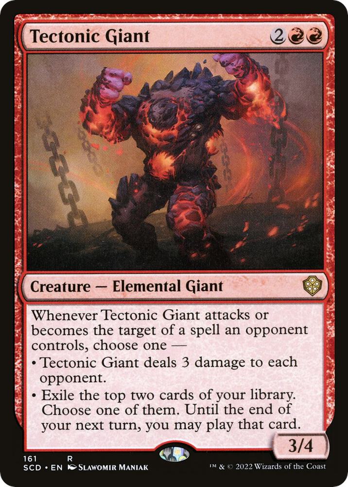 Tectonic Giant | Starter Commander Decks #161