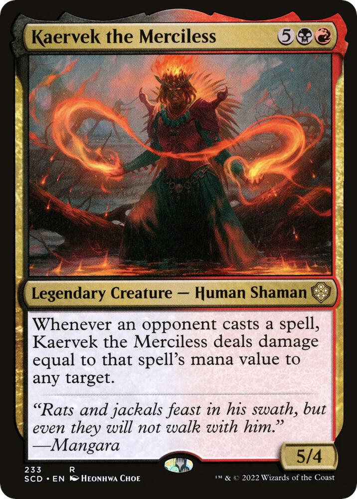 Kaervek the Merciless | Starter Commander Decks #233