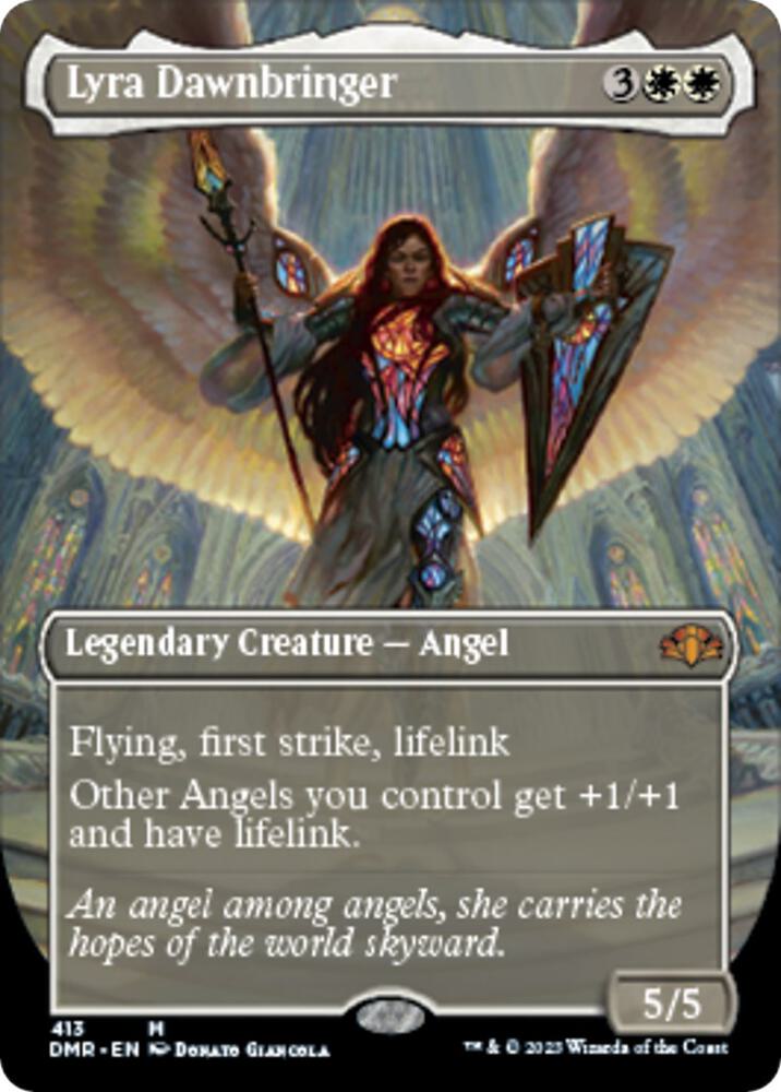 Lyra Dawnbringer (Borderless) | Dominaria Remastered #413
