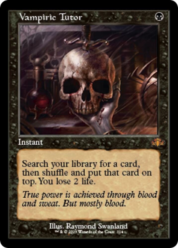 Vampiric Tutor (Retro Frame) | Dominaria Remastered #314