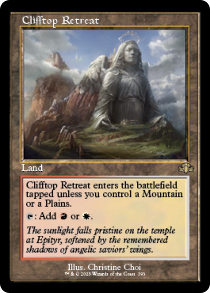 Clifftop Retreat (Retro Frame) | Dominaria Remastered #393