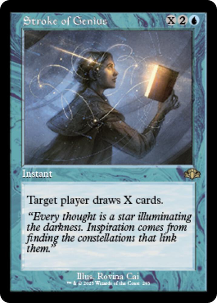Stroke of Genius (Retro Frame) | Dominaria Remastered #293