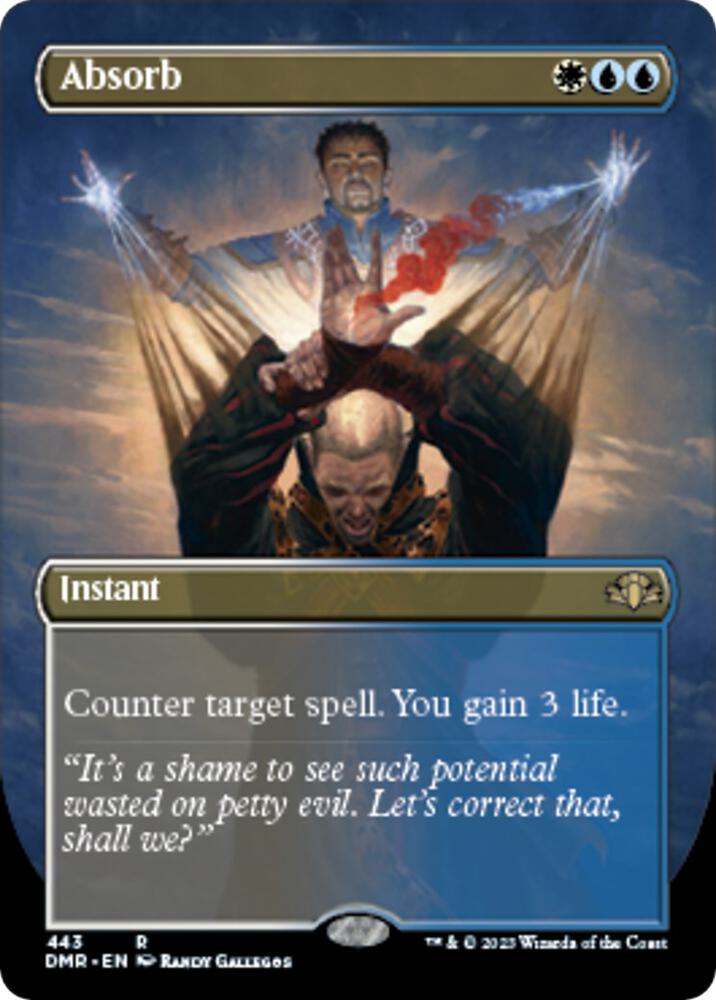 Absorb (Borderless) | Dominaria Remastered #443