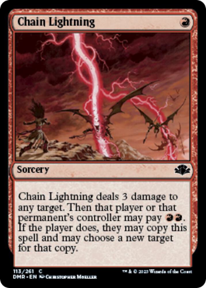 Chain Lightning | Dominaria Remastered #113
