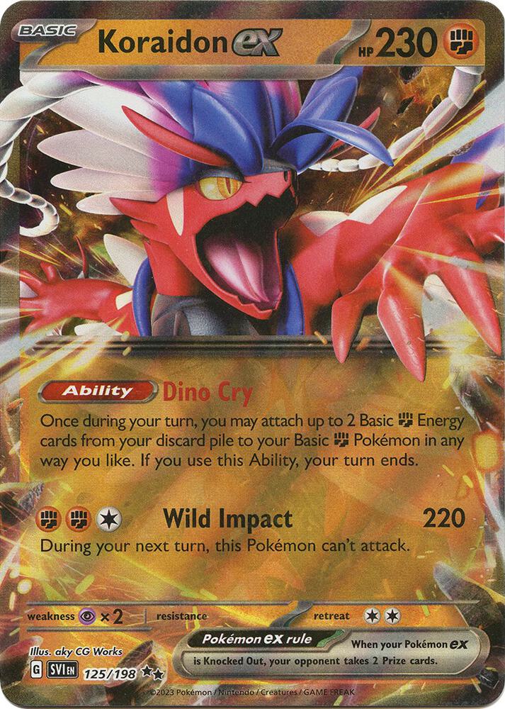 Koraidon ex - 125/198 | SV01: Scarlet & Violet Base Set #125/198
