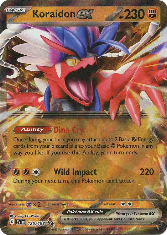 Koraidon ex - 125/198 | SV01: Scarlet & Violet Base Set #125/198