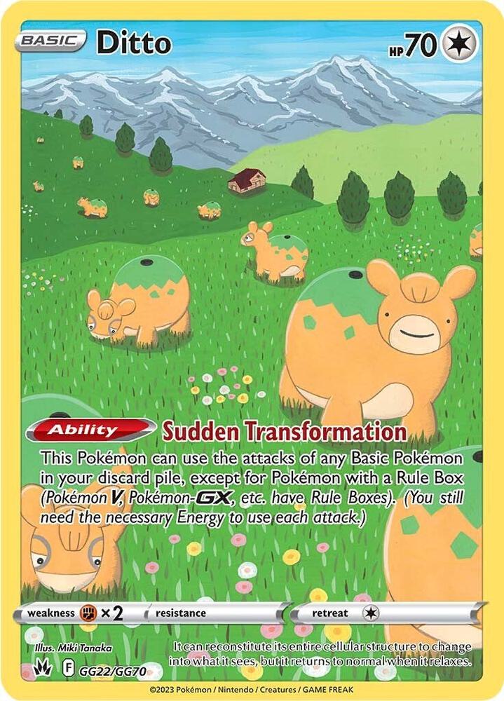 Ditto | SWSH: Crown Zenith: Galarian Gallery #GG22/GG70