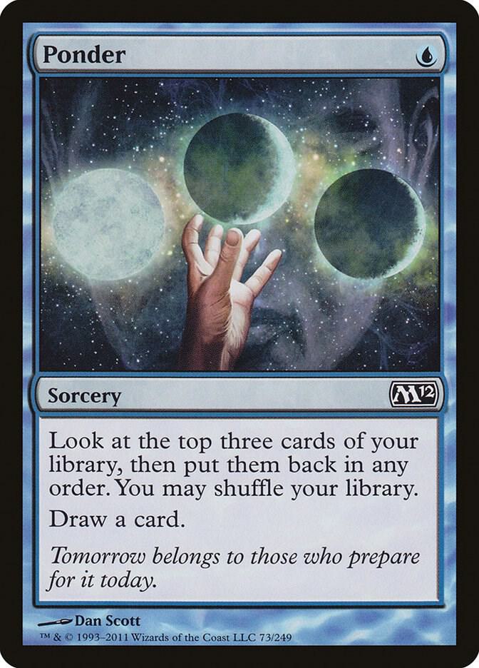 Ponder | Magic 2012 (M12) #73