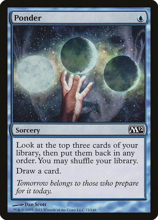Ponder | Magic 2012 (M12) #73