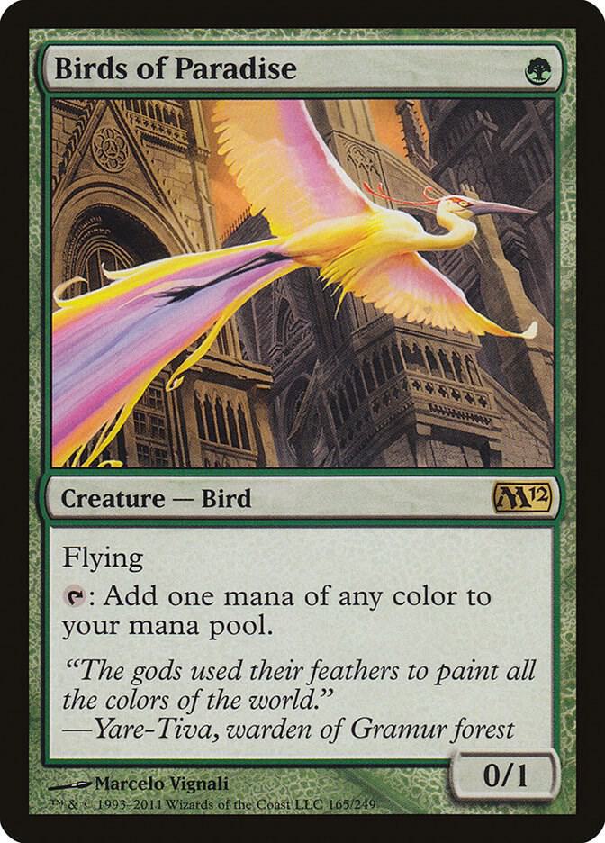 Birds of Paradise | Magic 2012 (M12) #165
