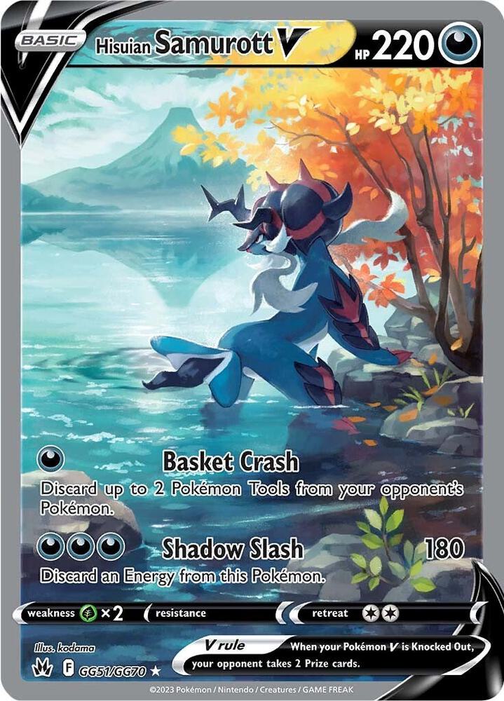 Hisuian Samurott V | SWSH: Crown Zenith: Galarian Gallery #GG51/GG70