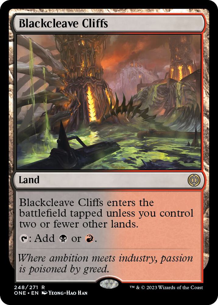 Blackcleave Cliffs | Phyrexia: All Will Be One #248