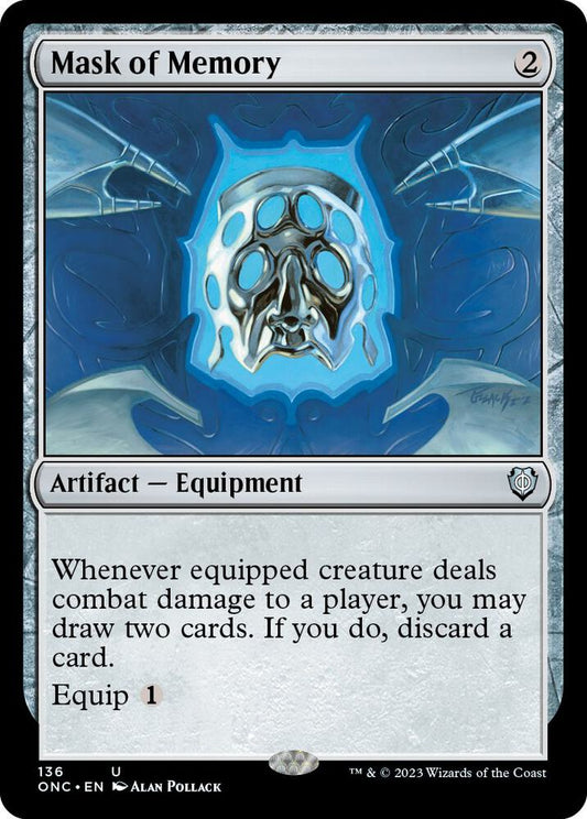 Mask of Memory | Commander: Phyrexia: All Will Be One #136