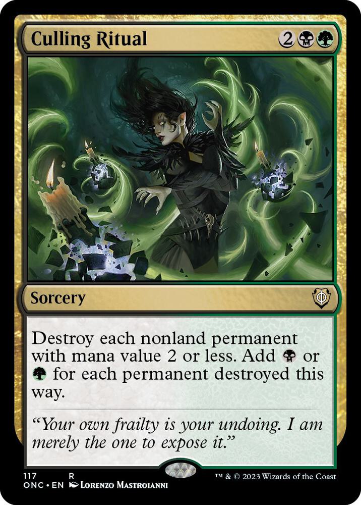 Culling Ritual | Commander: Phyrexia: All Will Be One #117