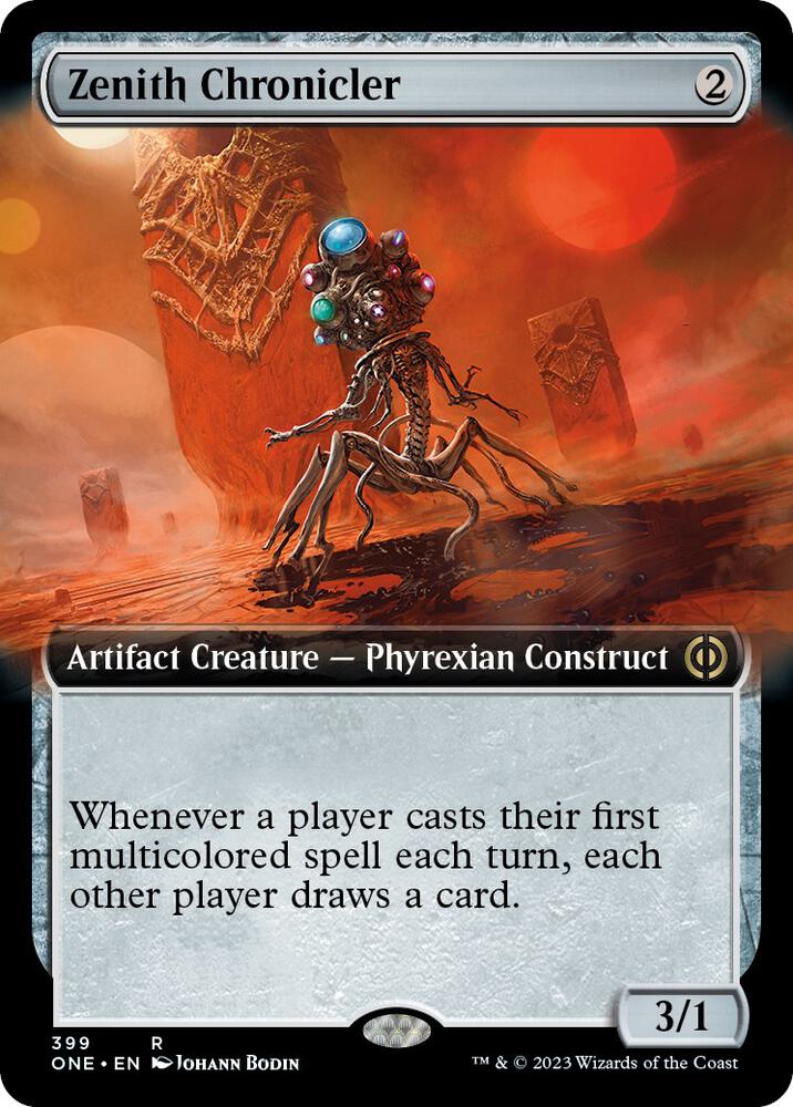 Zenith Chronicler (Extended Art) | Phyrexia: All Will Be One #399