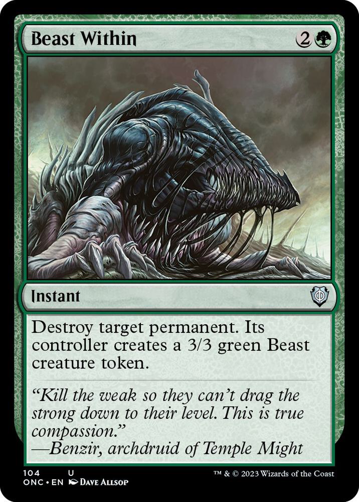 Beast Within | Commander: Phyrexia: All Will Be One #104