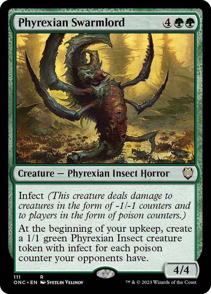 Phyrexian Swarmlord | Commander: Phyrexia: All Will Be One #111