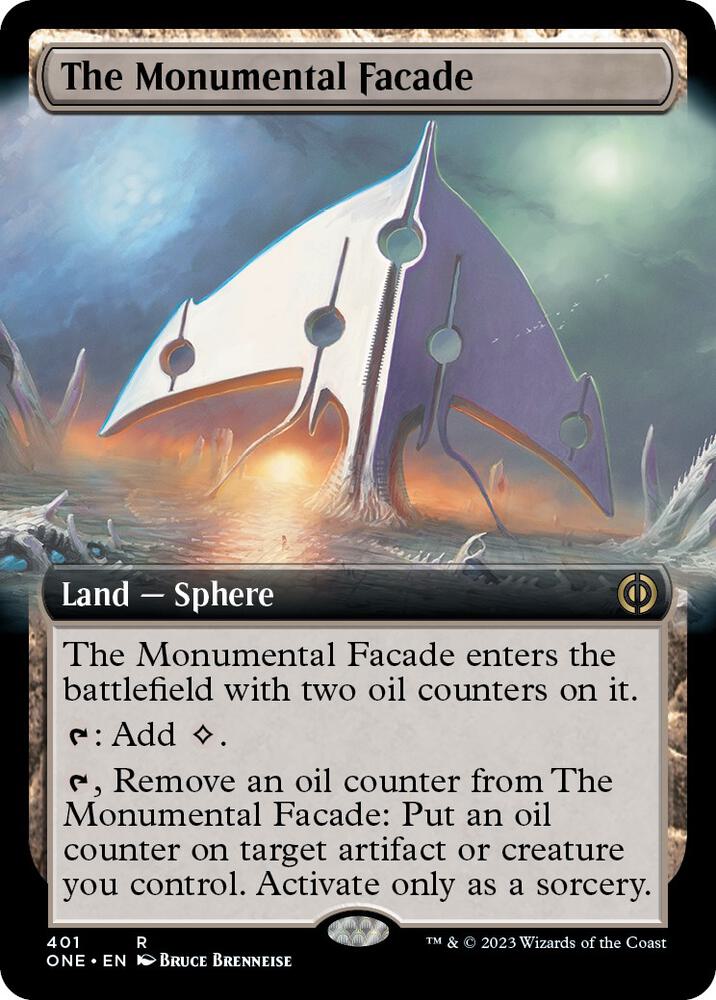 The Monumental Facade (Extended Art) | Phyrexia: All Will Be One #401